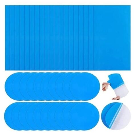 40 Pièces Rustine Piscine Kit de Réparation Patchs de Réparation Auto-Adhésifs PVC Patch Liner PISCINE COMPLETE - KIT PISCINE