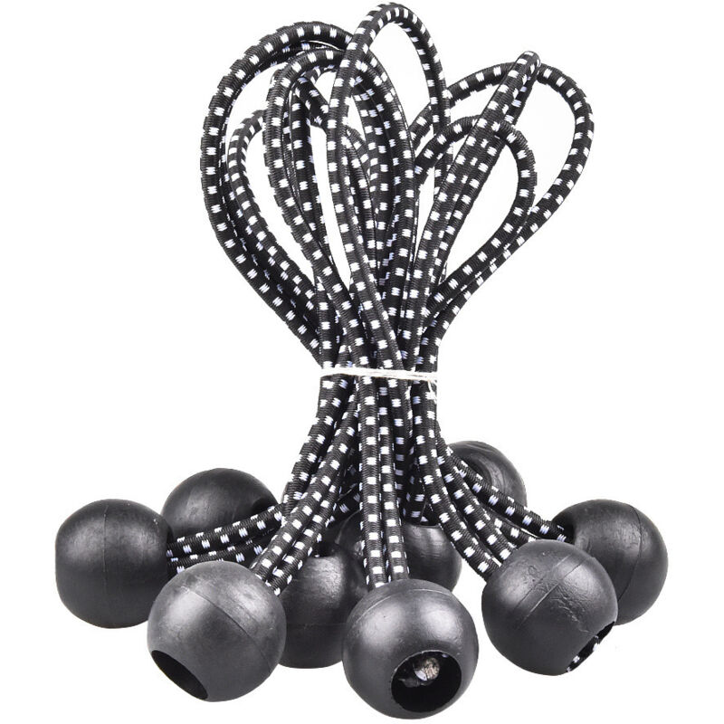 Lntyq - 40 Pièces Tendeur Élastique, Tendeur, Tendeur avec Boule, Tendeur Élastique, Tentes, Attaches de Camping De Nombreuses Applications