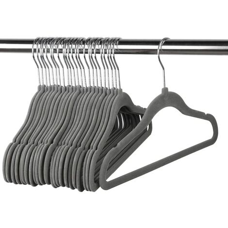 Children's Non-Slip Hangers 8pk - Yellow & Grey