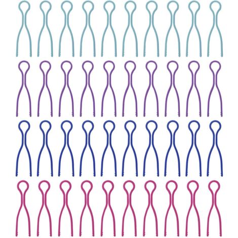 40 piezas de clips morados para bobina, clips de costura, soportes para bobina, clips para bobina, accesorios para máquina de coser, devanador de bobina para máquina de coser, bobina para máquina de c
