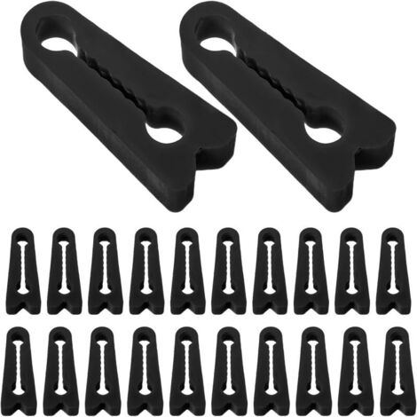 40 protections pour serrures de porte, coussinets d'isolation phonique noirs, 40 pièces (10 sachets), coussinets d'isolation phonique pour réduire le bruit