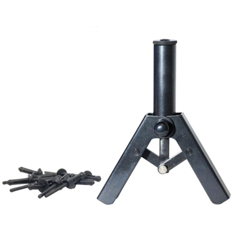 Kroftools - 40 rivets plastiques et riveteuse