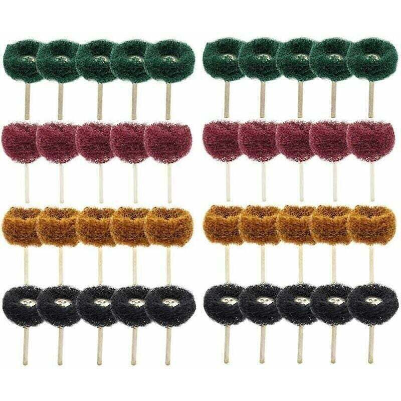 Image of 40 Stück 1" (25 mm) Schleifscheiben/Polierscheiben für Dremel-Rotationswerkzeuge