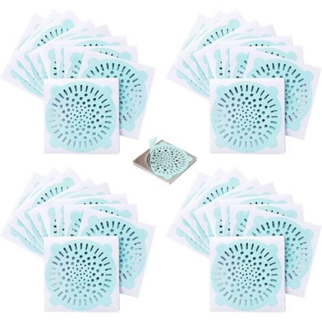 40 Stück Duschhaarfilter, Duschhaarfänger, Waschbeckenfilter, Bodenablauffilter, Badewanne, Waschbeckenfilter, Kanalisationsfilter, Siebfilter, Abflussschutz für Badezimmer und Küche