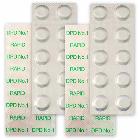 40 Testtabletten Chlor-Wert Messung (DPD No. 1)