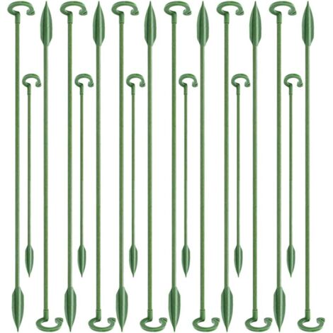 40 tuteurs pour plantes grimpantes, supports fixes pour pots de fleurs et plantes succulentes.