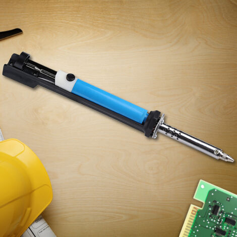 40-W-2-in-1-Elektrolötkolben mit Saugentlötfunktion – Blau, 26,5 cm – ManoMano Profi-Set
