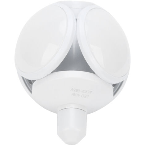 40-W-E27-Falt-LED-Lampe für Gewächshaus und Bauernhof, Deckenstrahler 85–265 V