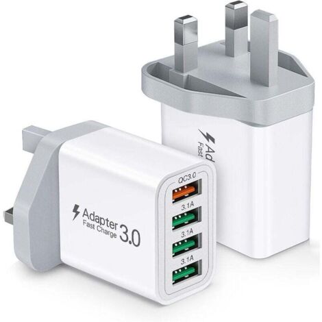 40-W-USB-Ladegerät mit mehreren Anschlüssen für iPhone 15, 14, 13, 12, 11, 8, XR, S24 Ultra, S23, S22, S21, iPad, Xiaomi, Huawei