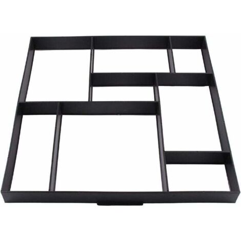 40 x 45 cm Kunststoff-Pflasterform, mittelgroße Betonformen, Steine, Trittsteine, Gartenauffahrtsform, Pflasterwegform, Gehwegmacher