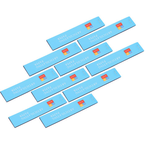 400 bandes papier d'occlusion dentaire double face bleues, détecteur de contact pour articulations dentaires