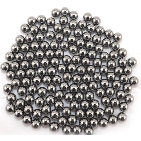 400 billes en acier au carbone de 6 mm, petites billes en acier massif, roulements à billes de précision