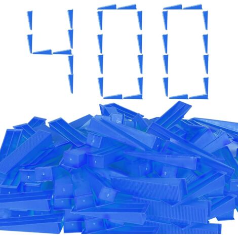 400 Cales Système De Nivellement Carrelage, Réutilisables 1mm-3mm, Kit Montage Mur Et Sol