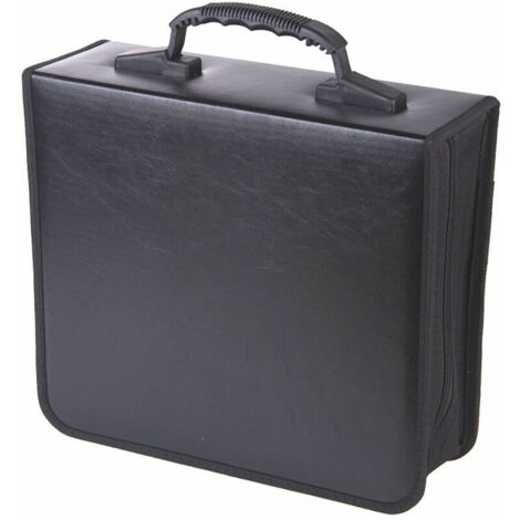 400 Disques Support Étui Portable DVD Album Organisateur Médias Boîte De Rangement Fermeture Éclair Manchon Album Boîte Cas