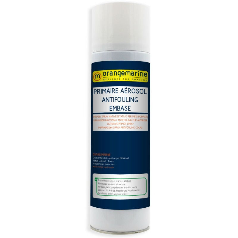 Primaire aérosol antifouling embase Orangemarine 400 ml