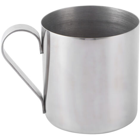 400 ml Cocktailbecher aus Edelstahl 304, Bier- und Kaffeebecher, silberner Getränkebehälter