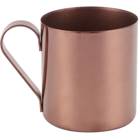 400 ml Cocktailbecher aus Edelstahl 304, roségoldfarben, für Bier, Kaffee oder Wasser, Barzubehör