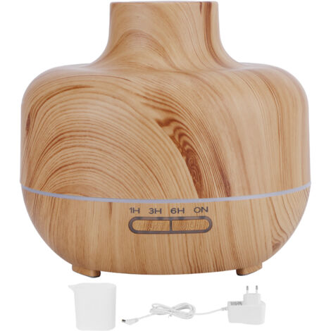 400-ml-Diffusor für ätherische Öle mit 7-farbigem Nachtlicht – Ultraschall, 100–240 V, EU