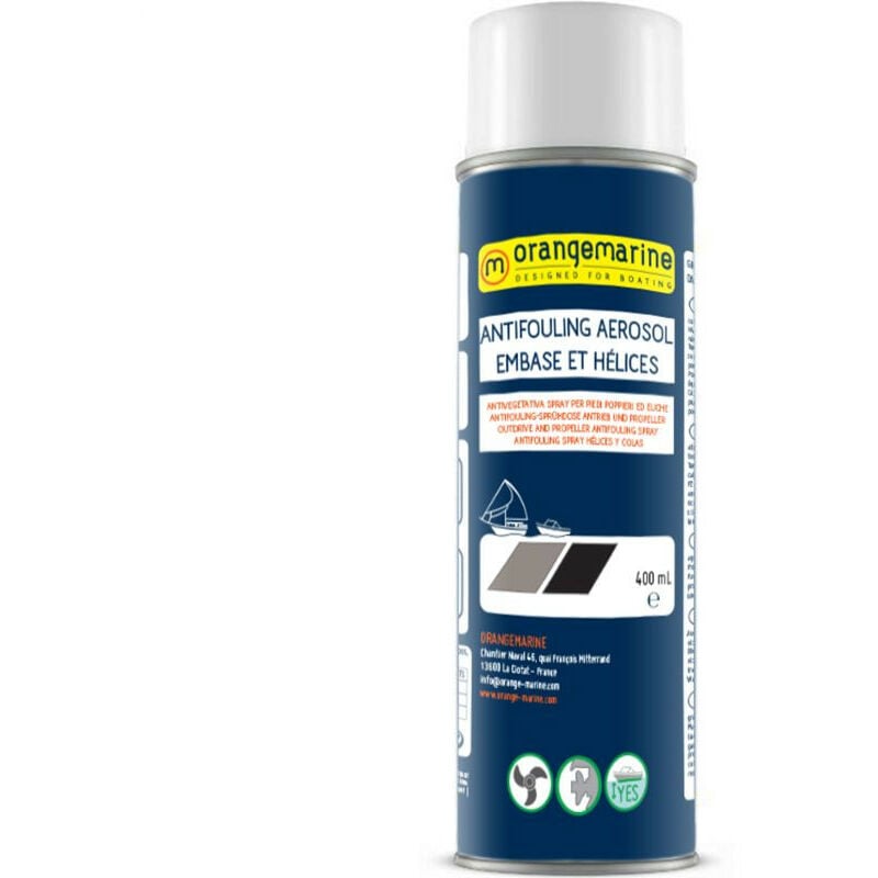 Antifouling aerosol embase et hélices Orangemarine noir - 400 ml