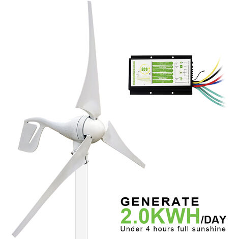 400 W Hybrid Windturbinengenerator Mit Hybrid Controller Wind Power Charge Home