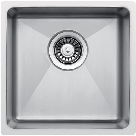 400 X 440 Mm Undermount Inset Deep Single Bowl Stainless Steel Kitchen Sink With Waste La017
