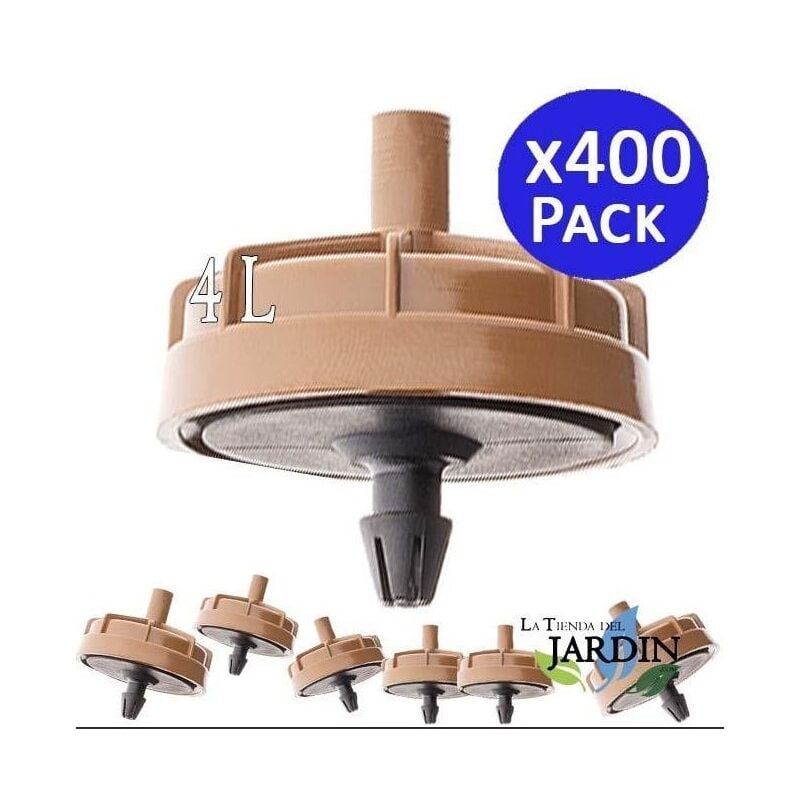 

Suinga - 400 x Goteros Antidrenantes Autocompensantes 4 litros, Seta