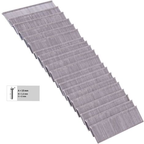 4000 clous de 15 mm pour cloueuse électrique