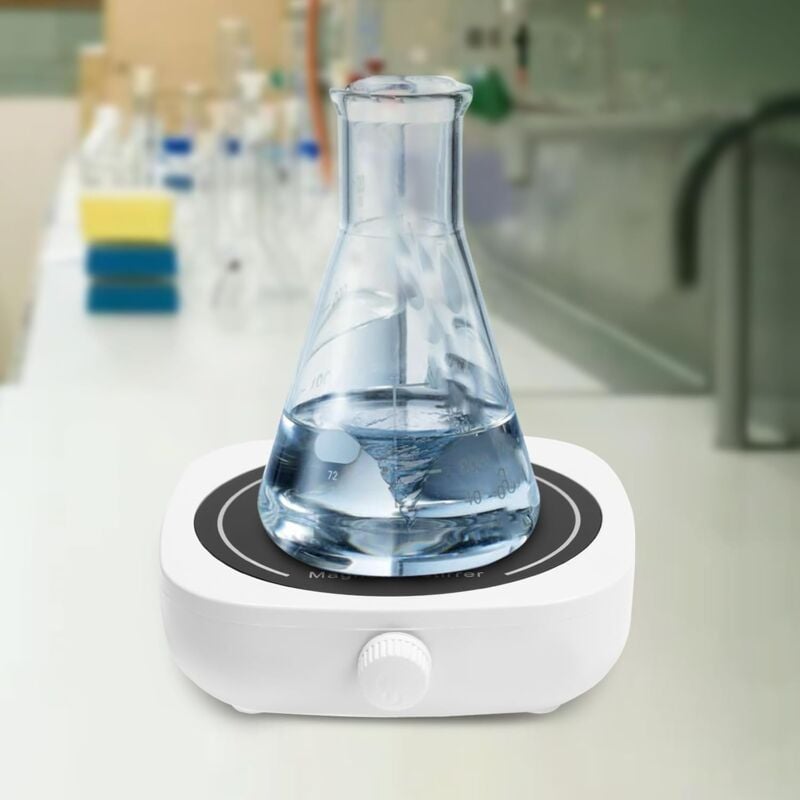 4000rpm/1L Agitateur magnétique Mélangeur de liquides magnétique pour l'agitation de différents liquides de différentes viscosités, mélanges solides