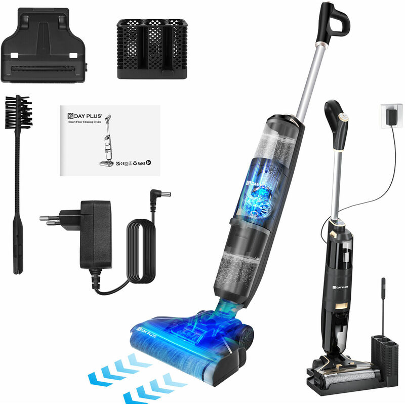 Dayplus - 4000W Aspirateur Sans sac Aspirateur à Main Manche hepa Accessoires
