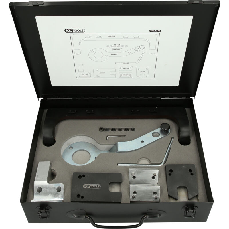 400.4375. Jeu d'outils de calage moteur BMW-Mini Essence 1.2, 1.5, 2.0, 3,0, 17 pcs 496.51