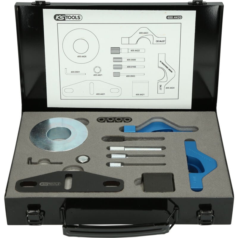 400.4420. Jeu d'outils de calage moteur Ford Essence 1.0 TDi 9 pcs 364.94