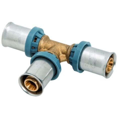 4005 Tee a 90° raccordo ø16 in ottone a pressare DeltaPress 4005160000001