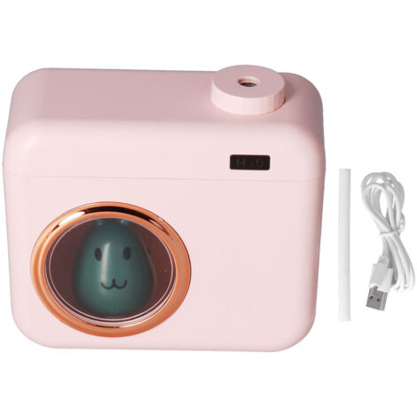 400ml Camera Shaped Air Humidifier 2 Gears USB Charging Aroma Humidifier for Car Home Office