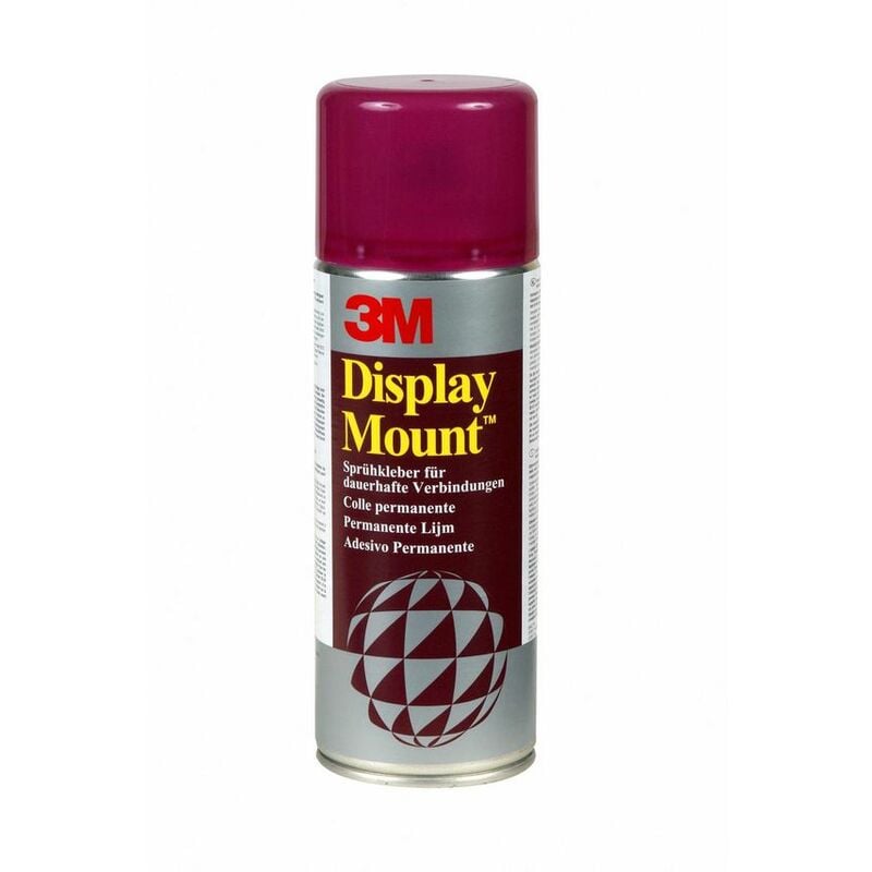 3M Display Mount Permanent Adhesive Spray cfc Free 400ml 7000116738