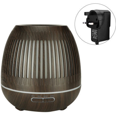 400ml Ultrasonic Aromatherapy Aroma Diffuser Humidifier LED Night Light (UK Plug 100-240V)