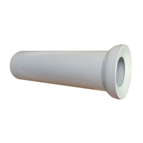 400mm Blanc salle de bains wc eau de toilette raccord tuyau de sortie droite