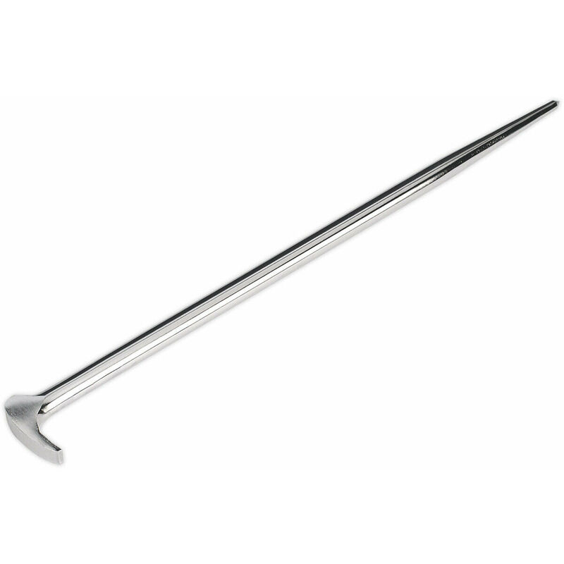 400mm Drop Forged Steel Heel Bar - Hand Ground Heel & Face - Corrosion Resistant