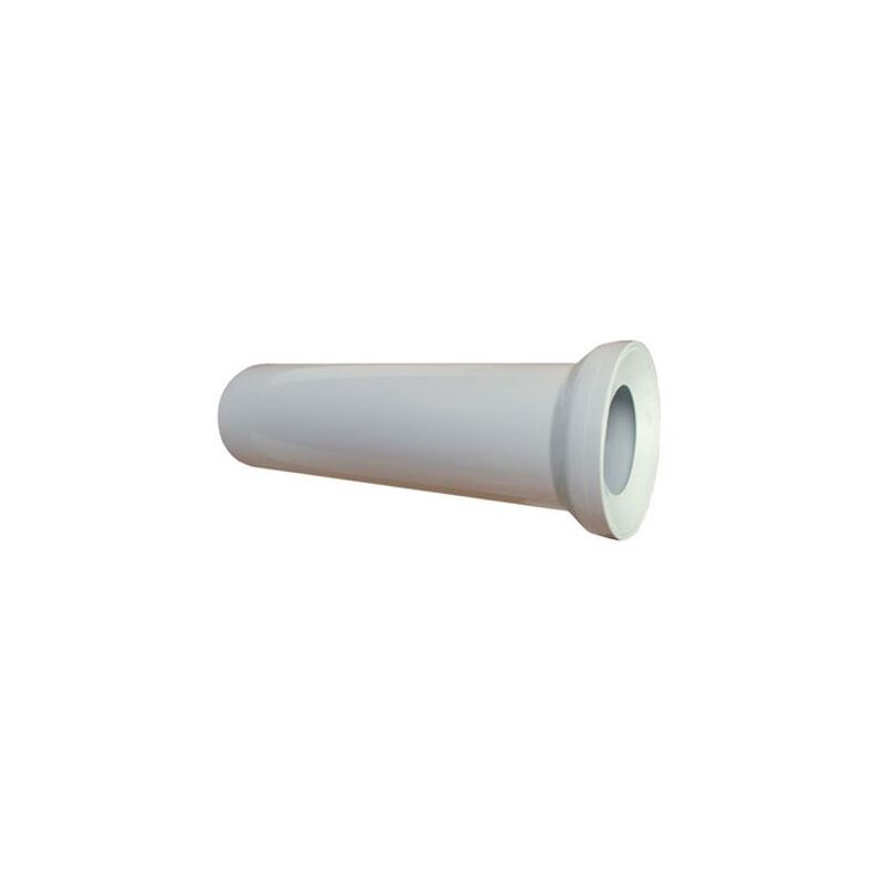 Rawiplast - 400mm long White WC Toilet Waste Water Straight Pan Connector Soil Pipe 110mm