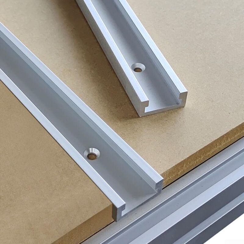 400mm T-Track, 30-type sliding T-guide rail, woodworking guide rail, aluminum alloy rail, woodworking bench, T-slot router, table saw tool