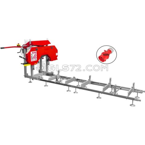 400V ASERRADERO PORTATIL SIERRA DE CINTA 2750x19x0,9 HOLZMANN BBS350