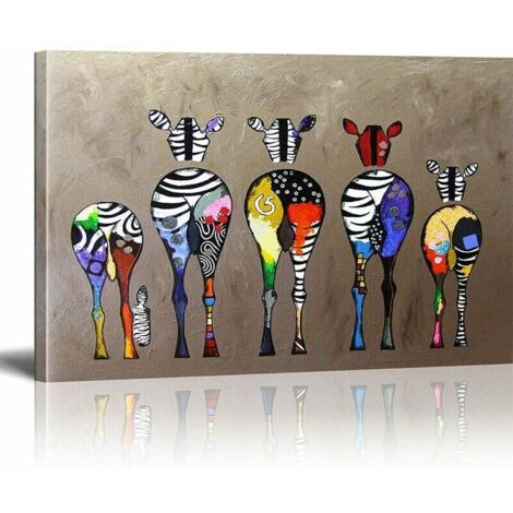 4050 CENTIMETRI Colore Zebra Tela Pittura Pittura Decorativa Casa Soggiorno Camera Da Letto Murale Decorazione HD