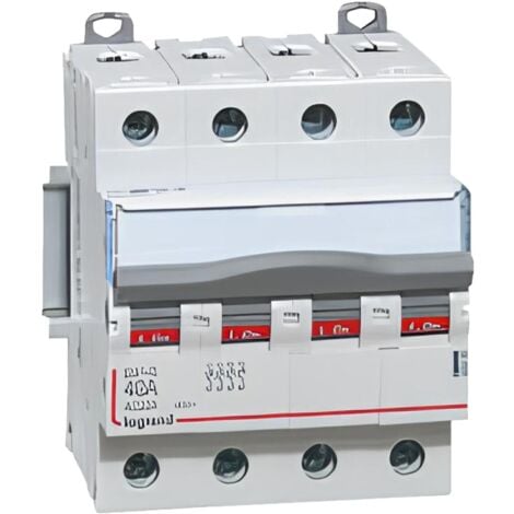 406480 Interrupteur Sectionneur Tétrapolaire 4p 400v - 40a - 4 Modules - Bornes à Vis Legrand Dx³-is