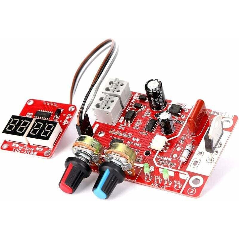 Image of Linghhang - 40A) Punktlötkolben-Steuerplatine, Zeit- und Strom-Bedienfeld mit Digitalanzeige