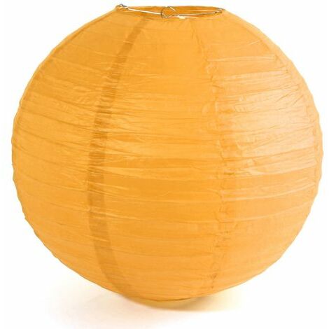 40cm Lanterne papier chinois Boule Décor pour Maison Mariage Fête Soirée Jaune LAVENTE