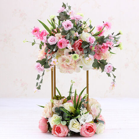 40cm Metal Rectangular Flower Stand Pedestal