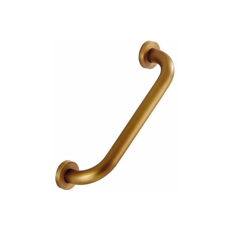 40CM Retro Barre d'appui Sécurité en Cuivre de Salle de Bain Baignoire Douche wc Support Mural Serviette