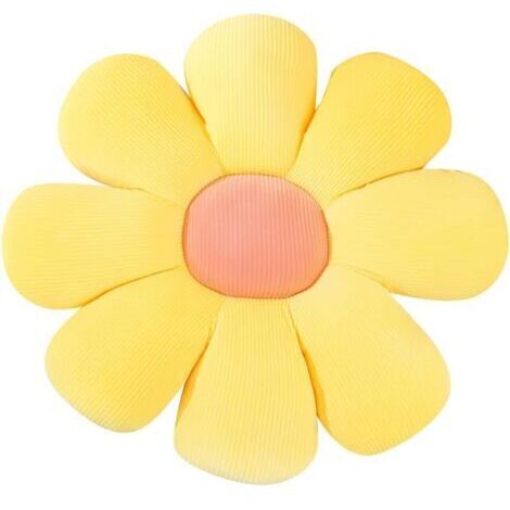 40cm Yellow Coussin d'oreiller De Fleur De Marguerite Oreiller De Sol à Fleurs Mignon Peluche Coussin De Decoration Forme De Fleur pour Filles Jouets en Peluche Coussin De Chaise