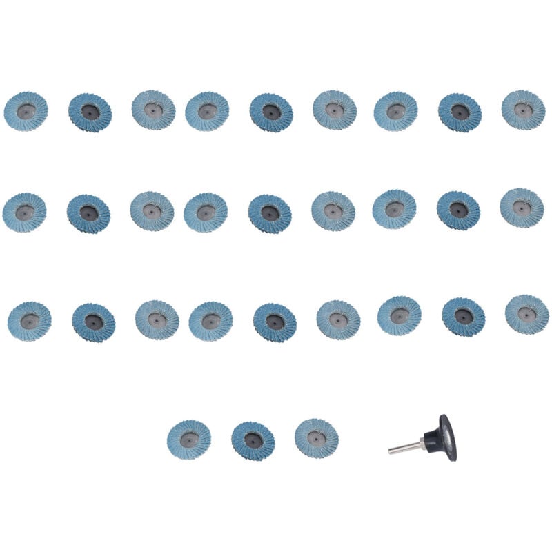 Image of 40er-Körnung Lamellenscheibe, 2 Zoll/5 cm Lamellenscheibe zum Schleifen, Polieren und Mischen.