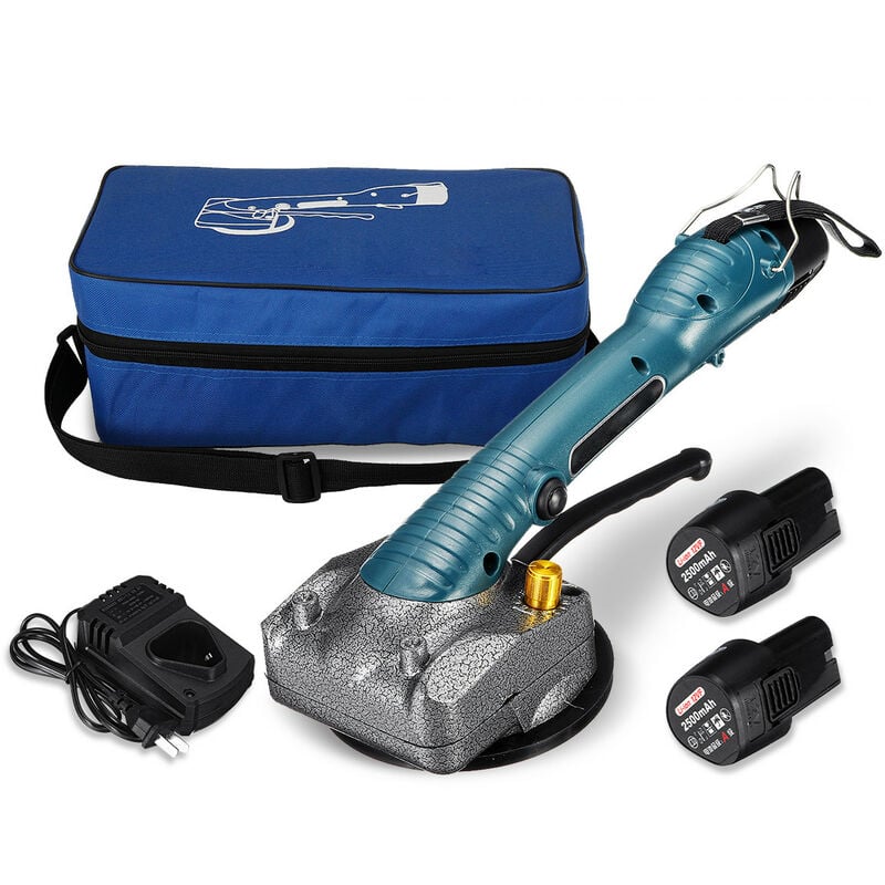 Ventouse pour carrelage Machine de nivellement automatique 2 batteries vibrateur électrique outils du carreleur 40KG max. Tiga