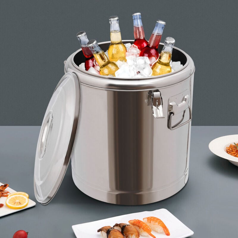 Senderpick - 40L Seau isolant Chauffe-plats avec couvercle Chauffe-aliments